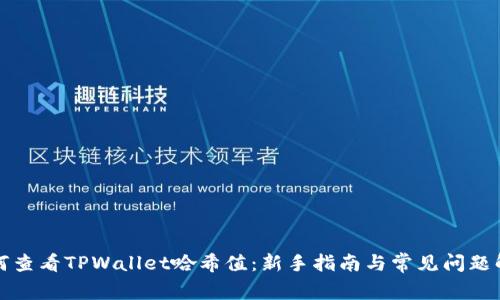 如何查看TPWallet哈希值：新手指南与常见问题解答