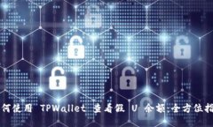 如何使用 TPWallet 查看假 U 余额：全方位指南